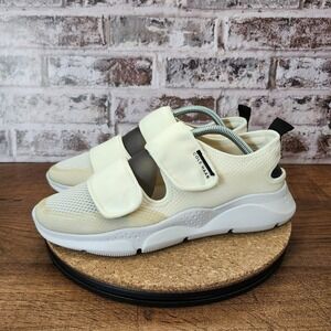 Cole Haan Zerogrand Radiant Sport Sandal Sneaker Ivory Double Band Sz 10 Women's